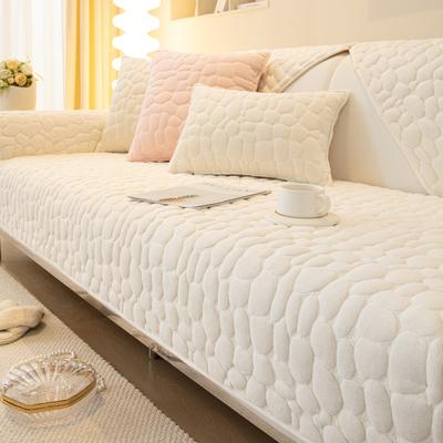Milk Velvet Winter Sofa Cushion Thickened Non-slip Seat Cushion New Sofa Cover Backrest Towel