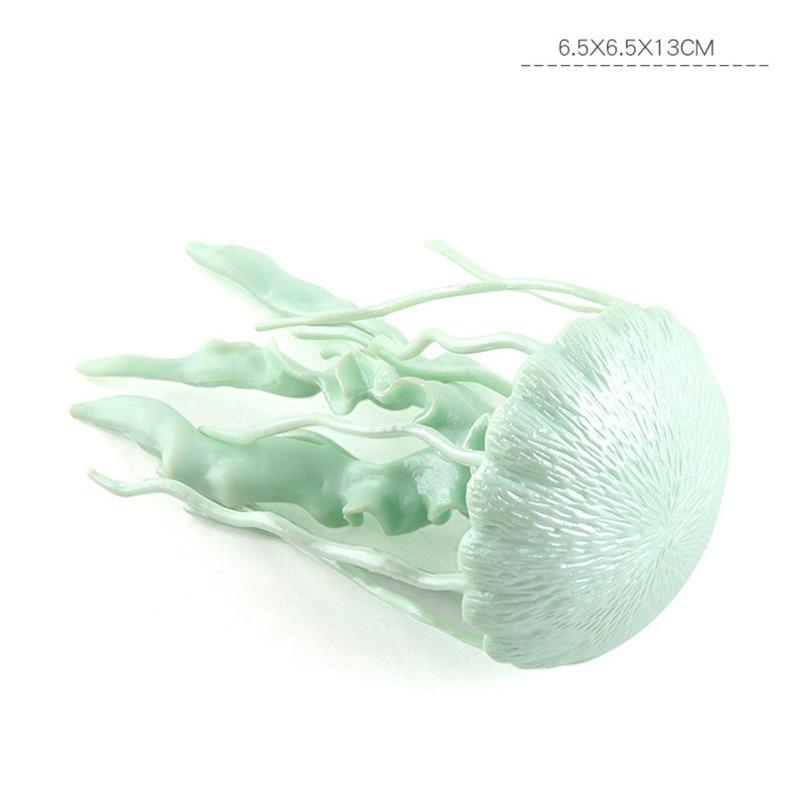 Of Simulation Marine Underwater Creatures Realistic Fun Jellyfish Soft Plastic Jellyfish Model Desktop Static Ornaments Kids Toy
