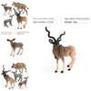 Childs Science Learning Jungle Animal Pvc Toy With Realistic Antelope For Classroom Display