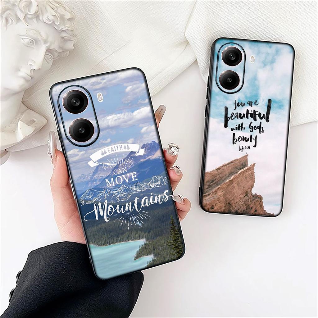 Bible Verse Christian Jehovah God Phone Cover for Xiaomi Redmi Note 13 14 ProPlus Pro Plus 14C A4 13C Pro+ Note14 Case