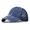 Fashion Solid Color Patch Baseball Caps Men Women Snapback Hip Hop Hat Summer Breathable Mesh Sun Hats Unisex Streetwear Bone