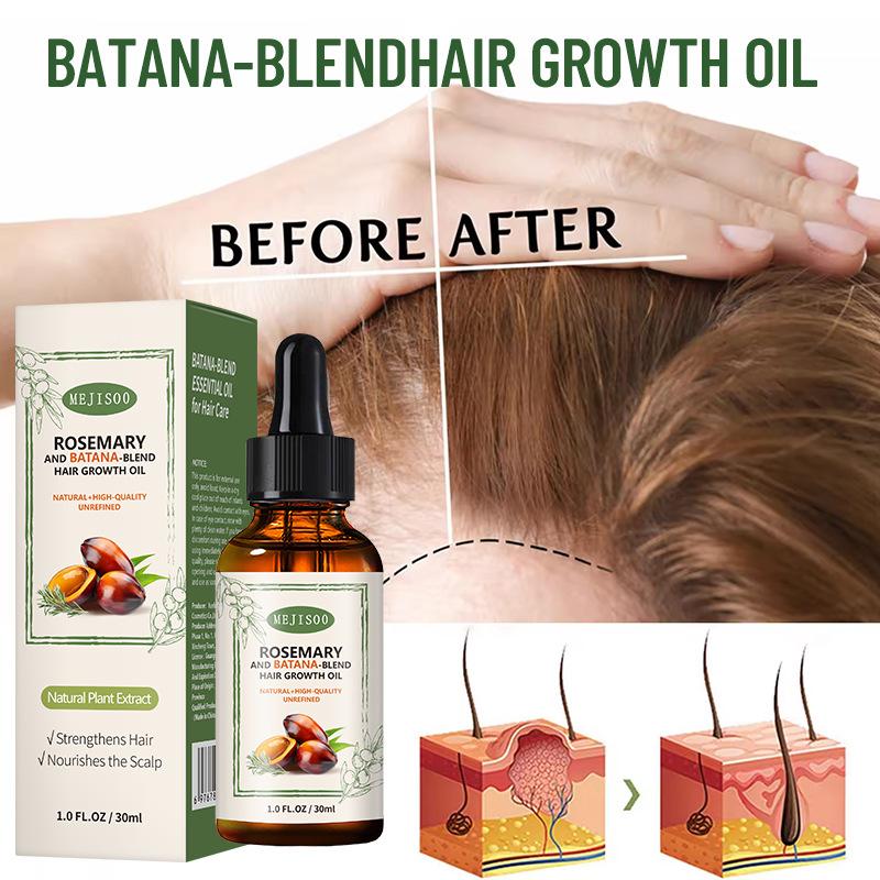 Batana oil Hair Care essential oil makes hair smooth and fluffy.