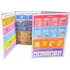 Comprehensive Vocabulary Learning Poster Preschooler English Words Building Learning Chart For Kid Students 28.7x21cm