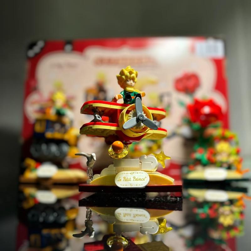 Little Prince Series Building Blocks Star Shake Car Construction Collection Ornament Children'S Assembly Puzzle Anime Gift