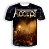 New Classic Band Accept T-shirts 3D Printed Men's Women Hip Hop Short Sleeve Round Neck T Shirt Oversized Tees Tops Man Clothing