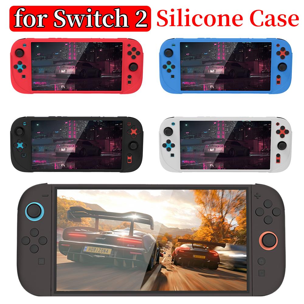 Étui en Silicone pour Nintendo pour Switch 2 Étui de Protection Housse Anti-Chute Coque Souple pour Nintendo pour Switch 2 Accessoires de Jeu