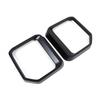 Matte Black Rear View Mirror Rain Eyebrow Trim For Toyota Land Cruiser LC250 24+