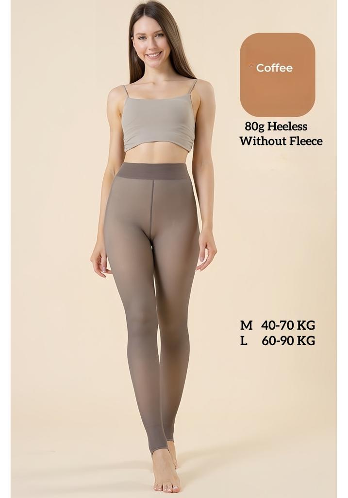 Plus Size 115Kg Thermal Stockings Woman Warm Insulated Tights Sexy Women Pantyhose Fake Stockings Skin Effect Translucent Tights