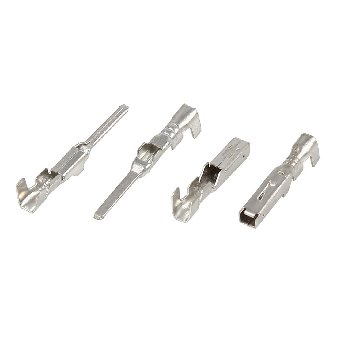 

uxcell Crimp Terminal 30 Sets 1.5mm Car Universal Wire Connector Male Female Terminal