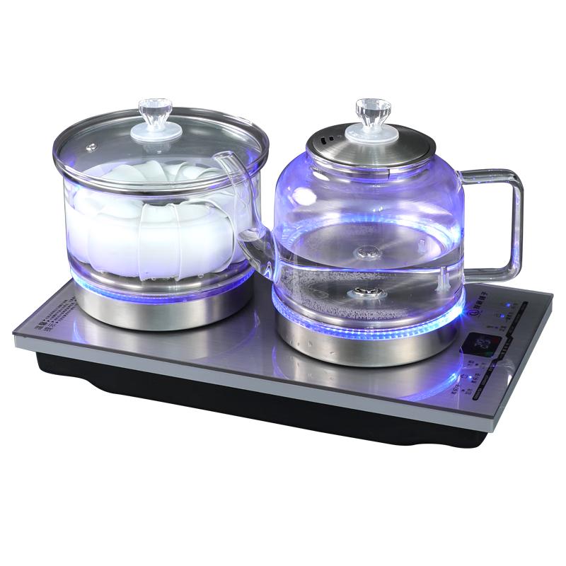 Biooner Automatic Bottom-Feed Glass Electric Kettle CN plug (adapter included)