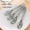 ZISIZ Heavy-Duty Disposable Plastic Spoon