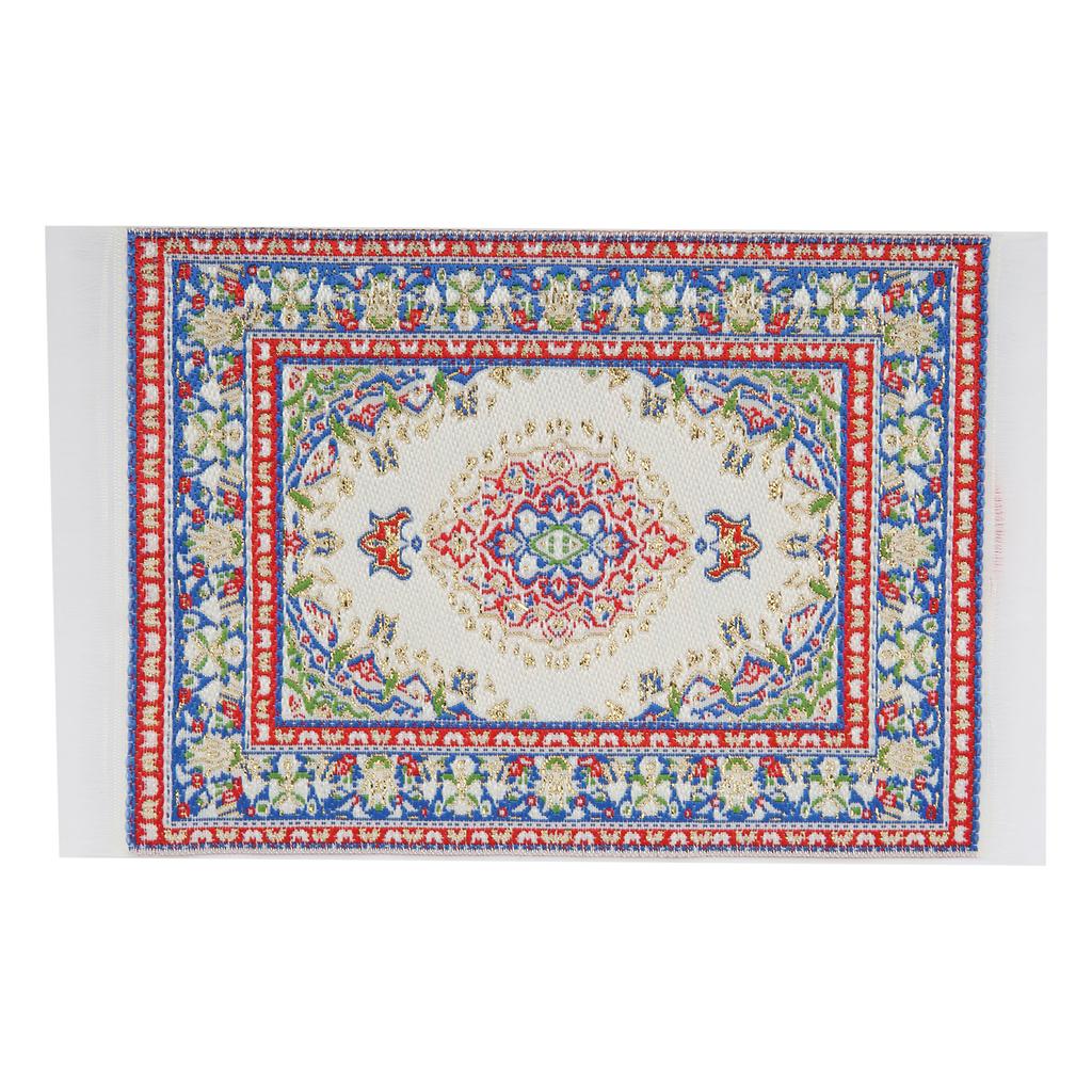 1:12 Puppenhaus Mini Teppich Tragbarer Miniatur Webteppich Dekoration Kinder Geschenk Zubehör