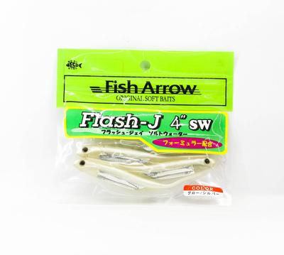 Fish Arrow Soft Lure Flash J SW 4 Inch 5 Piece Per Pack #109 (9709)