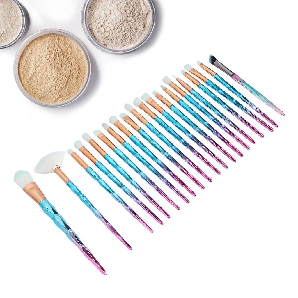 20pcs Makeup Brush Set Professional Foundation Concealer Face Powder Blush Eyeshadow Brushes for Wom