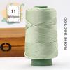 Lightweight Mercerized Cotton & Linen Thread for Hats, Shoes, Bags, Cushions. Perfect for Handmade Crafts with Upgraded Silk Line.
