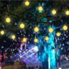 Solar Powered 50 LED String Light Garden Path Yard Decor Lamp Outdoor Waterproof