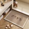 Diatomite Super Absorbent Non-Slip Bathroom Mat Toilet Anti-Skid Bathtub Foot Mat Kitchen Living Room Floor Mat Entrance Doormat