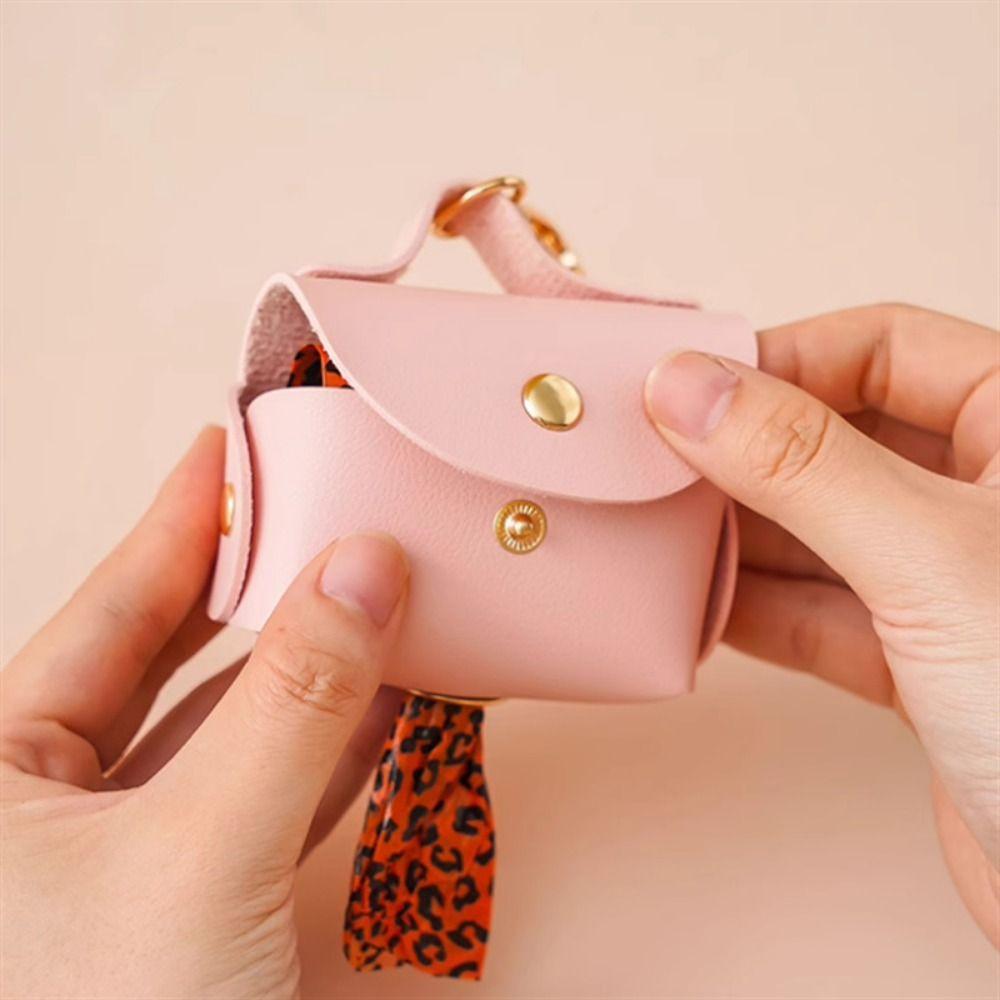 With Metal Buckle Dog Poop Bag Dispenser Leakproof Waste Bag Dispenser Pet Poop Bag Holder  Walking