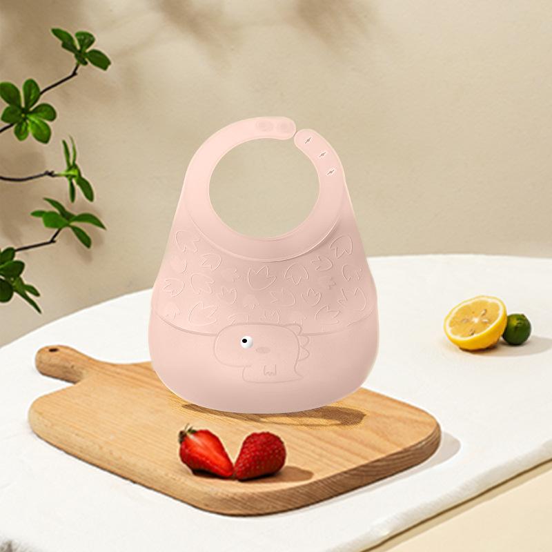 Lehké dětské bryndáčky Mom&Pea Silikon BPA Free Modrá Růžová Zelená YQ0103