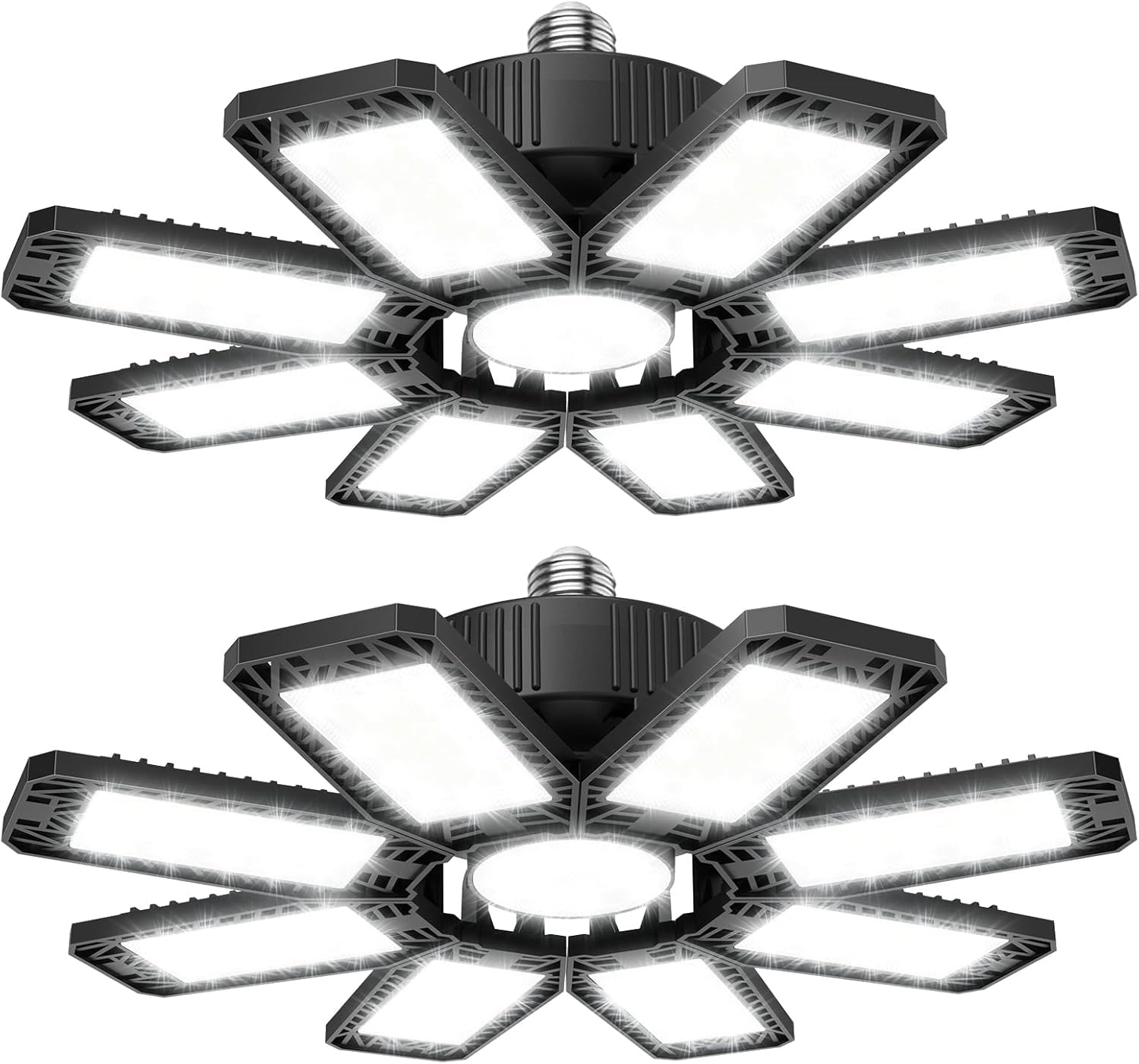 

Светильник для гаража MGOXO, светодиодный рабочий свет, светодиодный потолочный светильник, 200 Вт, 14000 К, простая установка, не требует строительных работ, регулируемый угол, гараж, склад,