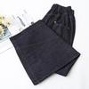 Frühling 2026 Plus-Size Jeans mit elastischem Bund und weitem Bein für Damen - Modische und schlankmachende lange Hosen