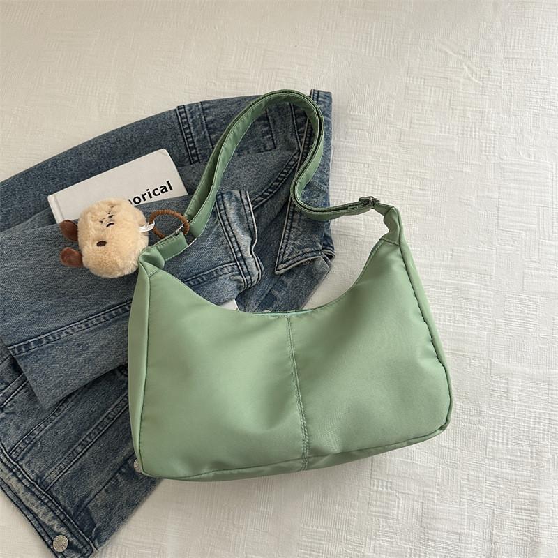 Retro Style 2024 Trendy Summer Oxford Fabric Tote Bag With Zipper Closure