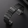 Stal nierdzewna Bransoleta do zegarka Składane zapięcie Pasek 18mm 20mm 22mm Pasek do zegarka dla Omega Czarny Złoty Srebrny Uniwersalny Męski Damski Pasek