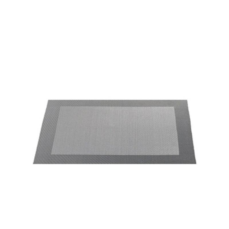 PVC Table Mat - Metallic Silver