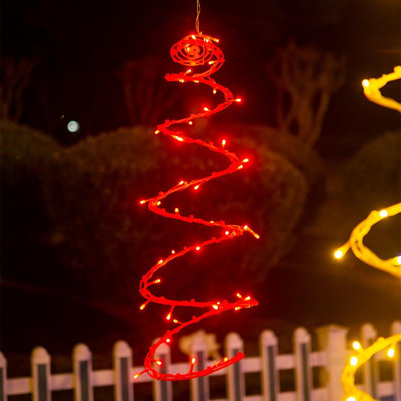 LED Solar Rattan String Lights for Outdoor Courtyard and Landscape Decoration