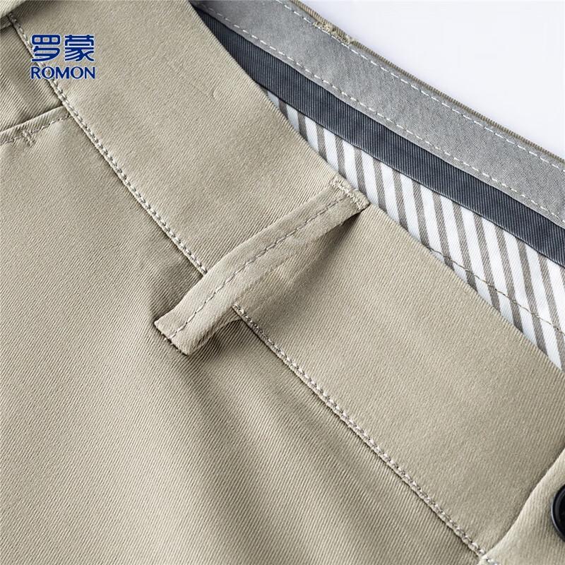 ROMON Men's Lyocell Blend Breathable Casual Pants