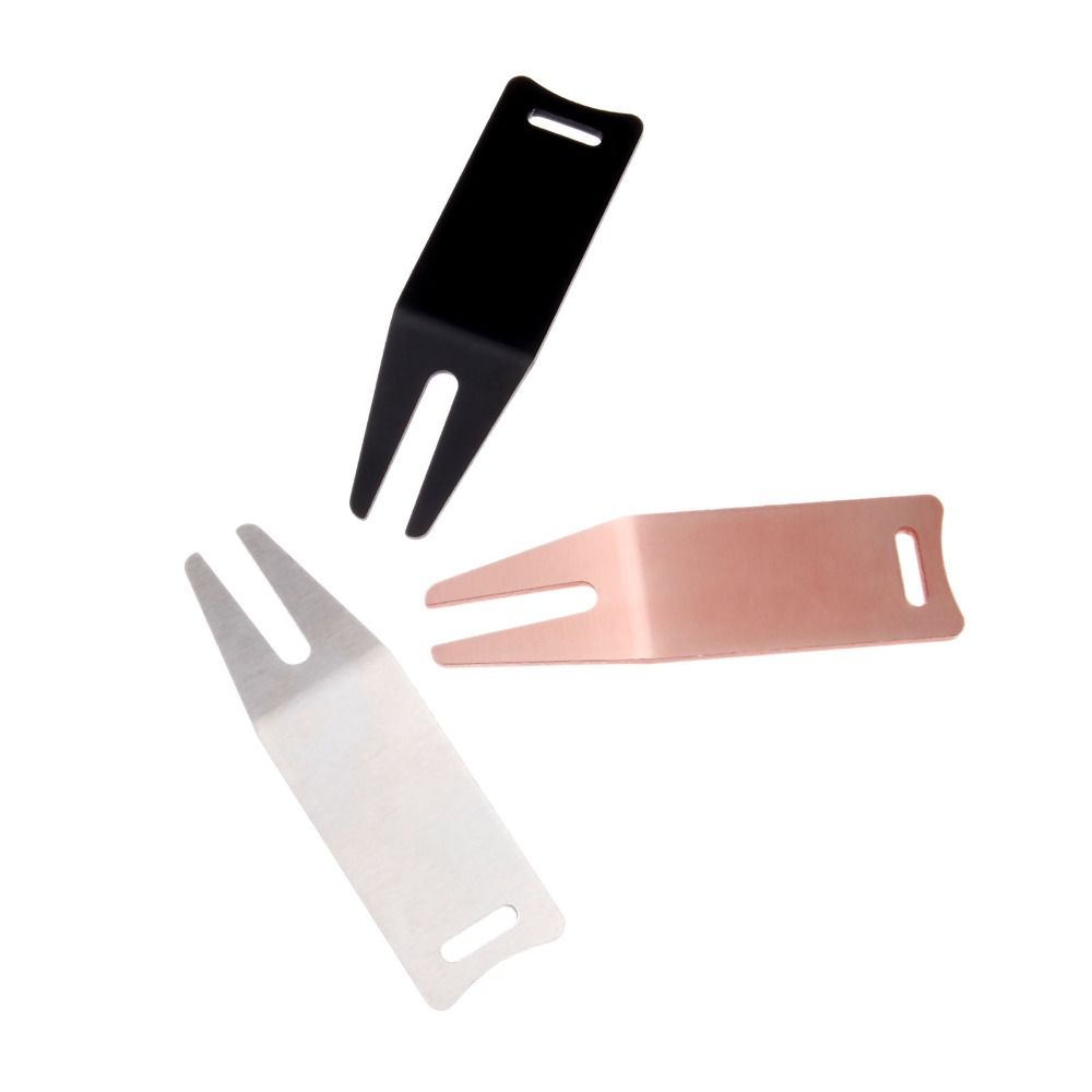 Bent Golf Fork Metal Golf Accessories for Golf Repair Course Grass Maintenance Golfing Divot Repair Tool