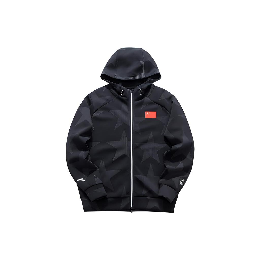 ANTA Jackets Men's Black Hooded Moderate Other 172030706-1