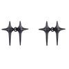 2 Sets Adjustable Star Button Pant Waist Tightener Waist Buckle Sets No Sew and No Tools Detachable Decorative Buttons for Pants
