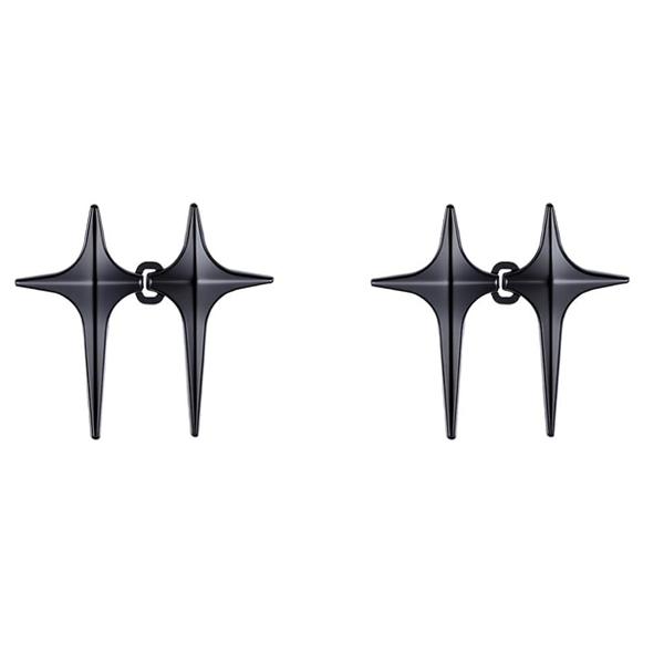 2 Sets Adjustable Star Button Pant Waist Tightener Waist Buckle Sets No Sew and No Tools Detachable Decorative Buttons for Pants