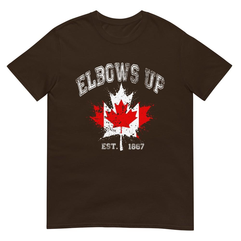 Elbows Up Canada Est 1867 Proud Canadian Strong Canada TShirt