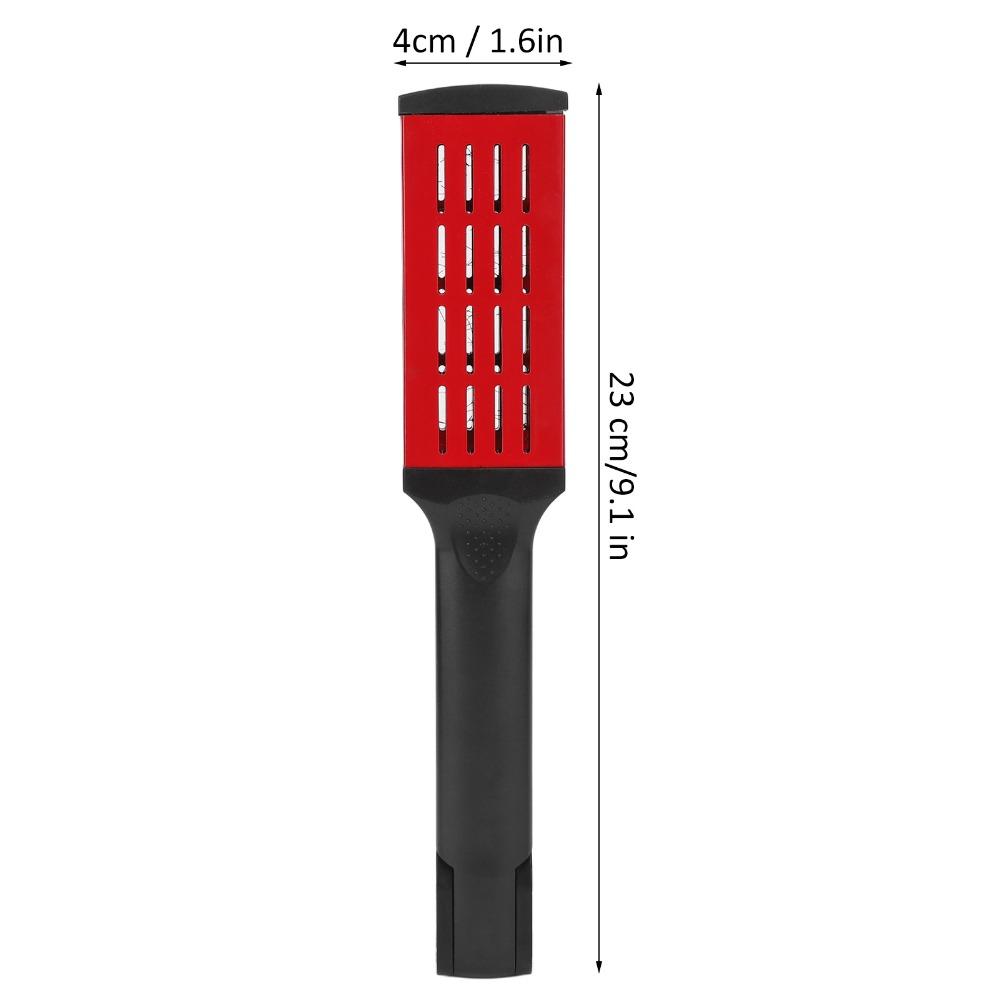 Anti Static Hair Straightener Brush Hollow Breathable Design Double Sided Brush  For Home
