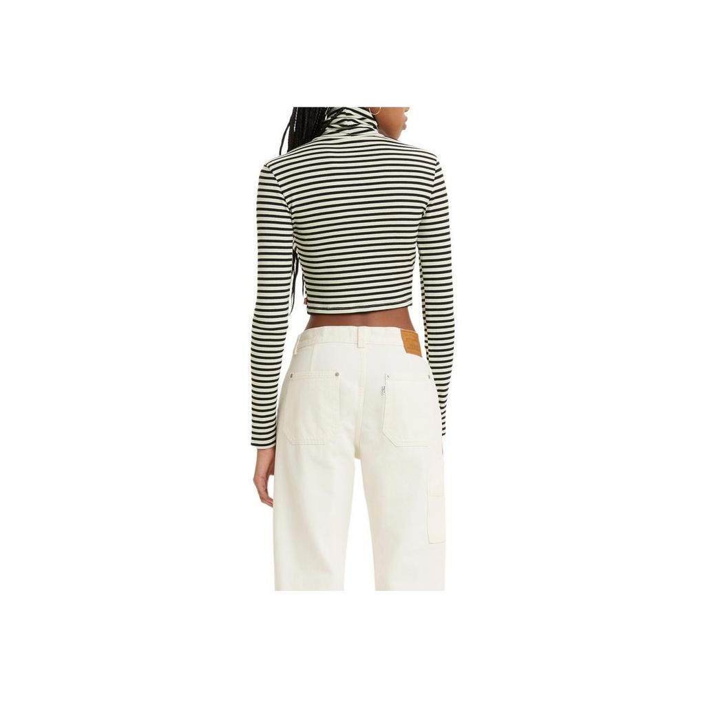 Levis Striped Long Sleeve T-Shirt Women Tops A1775-0006