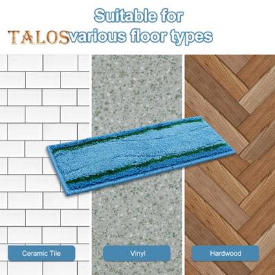 8 pezzi di panni per mocio resistenti all'usura, altamente assorbenti, lavabili, riutilizzabili, in microfibra, per una pulizia profonda, per irobot Braava Jet M6
