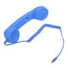 Retro Telephone Handset Type C Vintage Wired Handheld Cell Phone Receiver with Speaker and Microphone for Cell Mobile Video Conferences Calls Meetings