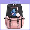 Fashionable Color Blocked Pattern Student Large Backpack Capacity