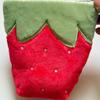 1Pcs Standing Strawberry Shape Pen Bag Large Capacity Stationery Organizer Multi-Functional Pencil Case Gift