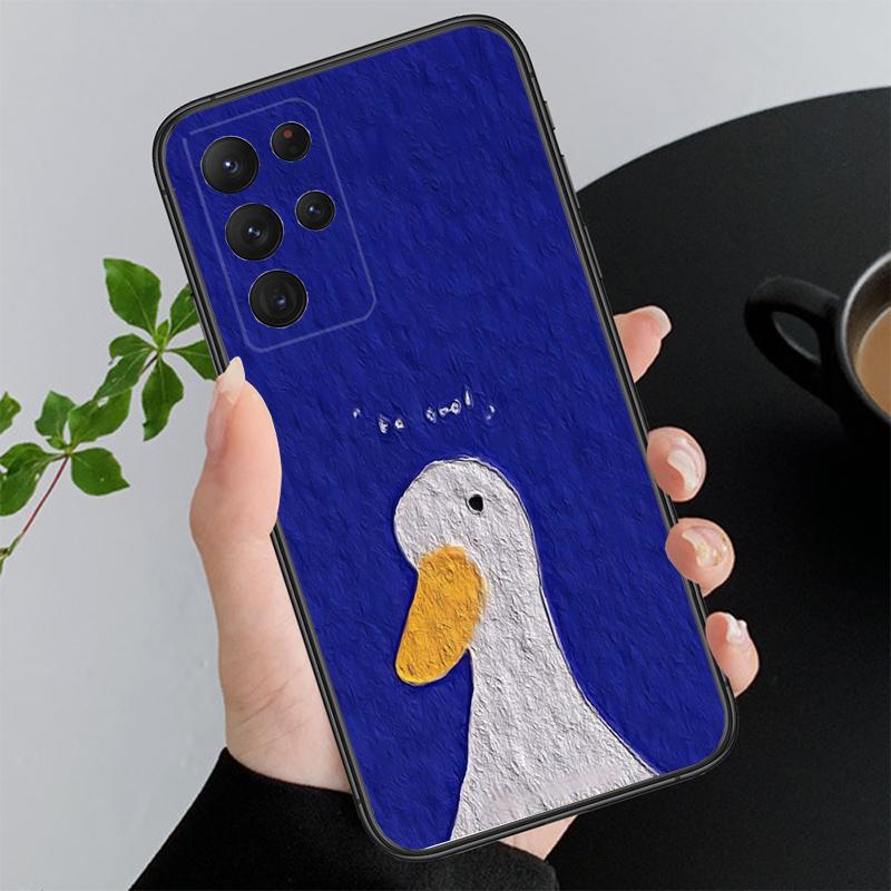 Enten Handyhülle für Samsung S24 S23 S22 S21 S20 Ultra S20 S22 S21 S10E S20 FE S24 Plus
