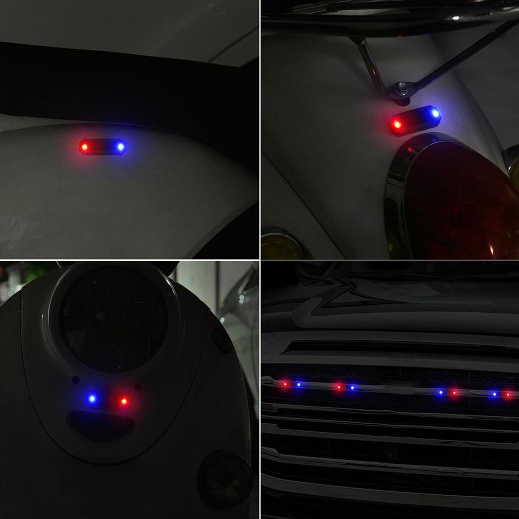 Solar Autoalarm LED-Licht, Solarbetriebener Simulationsalarm, Autosicherheit Diebstahlschutzlicht Diebstahlschutz