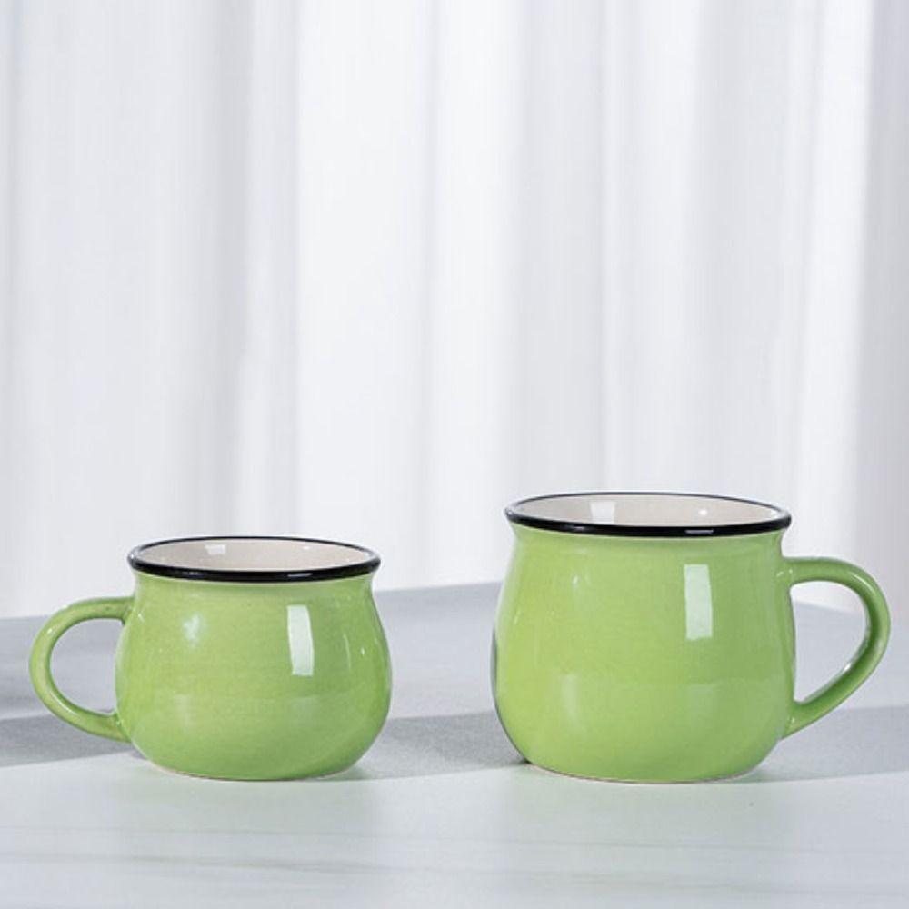 300/400ml Hrníček na kávu Severský šálek na čaj Nádobí Keramický hrnek na mléko Dárek