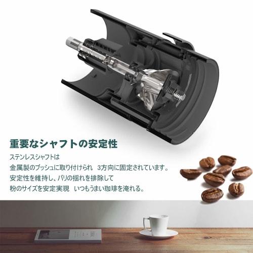 VKCHEF Manual Coffee Grinder with Stainless Steel Mortar, Adjustable Grinding, 6-Degree Adjustment, Grinds Coffee Beans, Perfect for Home or Outdoor U