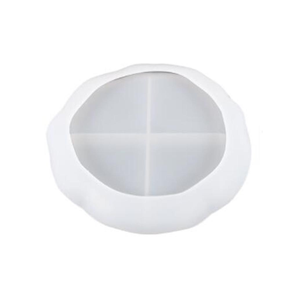 Multifunction Crystal Epoxy Resin Storage Plate Mold for Diy Handmade Fruit Tray