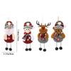 Santa Claus Snowman Tree Pendant Cloth Christmas Decoration Creative Merry Christmas Ornament  Home