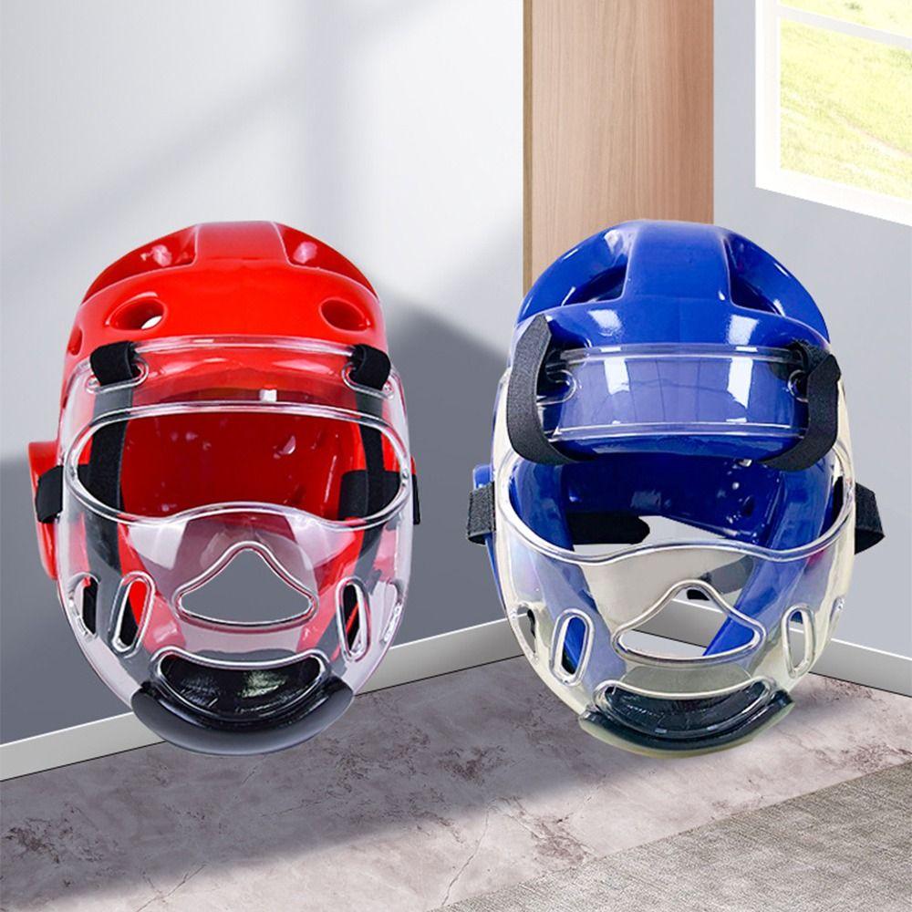 Portable Muay Thai Helmet S/M/L Kickboxing Helmet Sports Helmets Taekwondo Helmet Gear  Fitness
