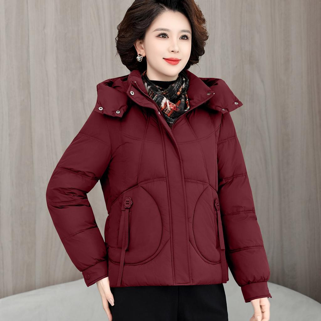 Removable hat, new commuter cotton-padded jacket, foreign-style warm cotton-padded jacket, short winter thickened hooded casual cotton-padded jacket