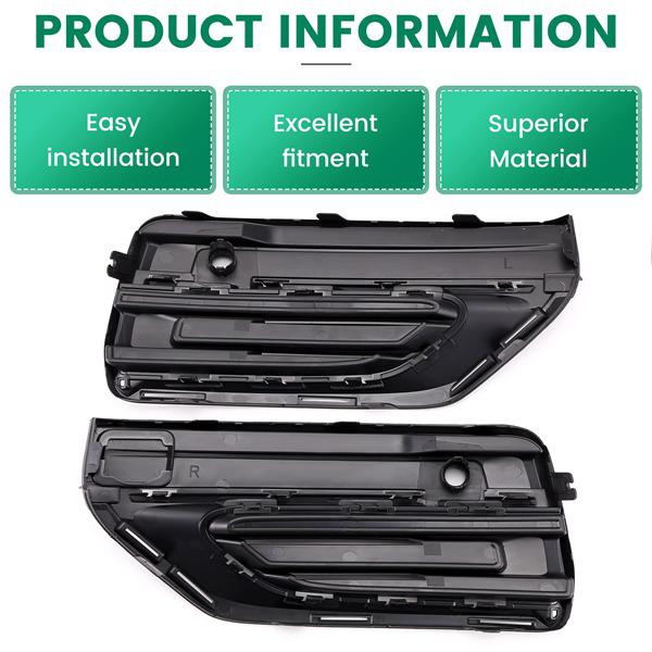 Paar Nebelscheinwerfergitter für 2020-2022 Volvo XC90 (Teile: 31663514, 31663515)